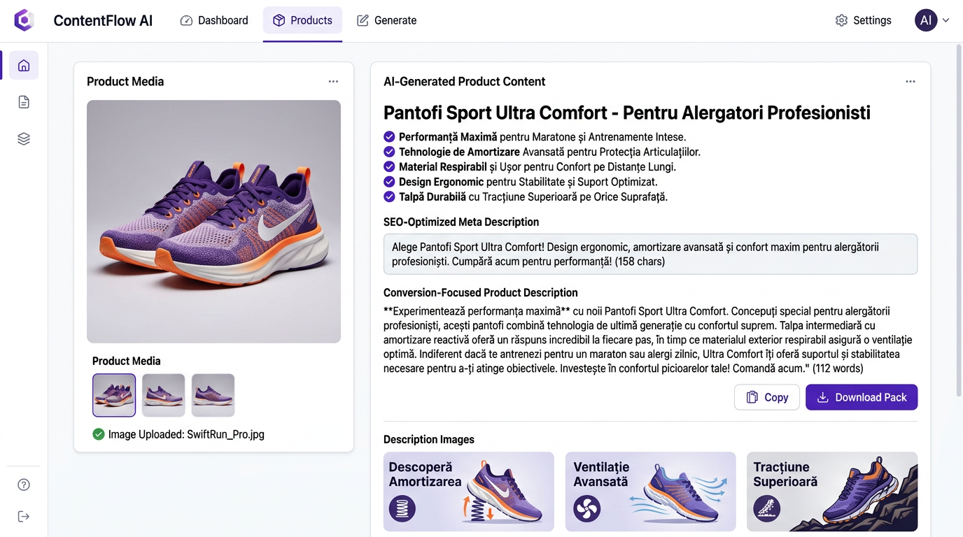 AI Product Description & Download